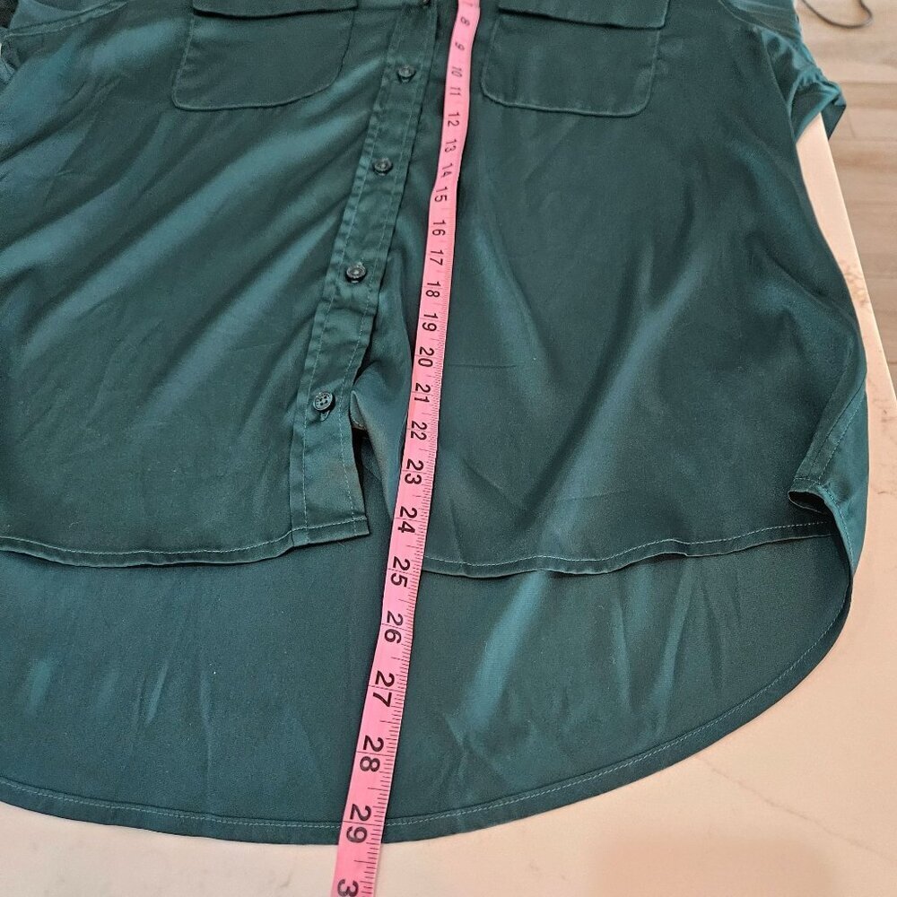 Equipment Top Large June Bug Emerald Satin Classic Signature - Picture 11 of 11